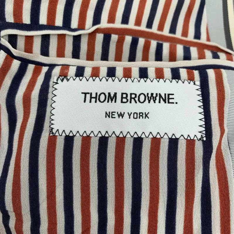 Thom Browne Thom Browne Striped Cotton Women's Jacket 0089 Size L / US 10 / IT 46 - 6 Thumbnail