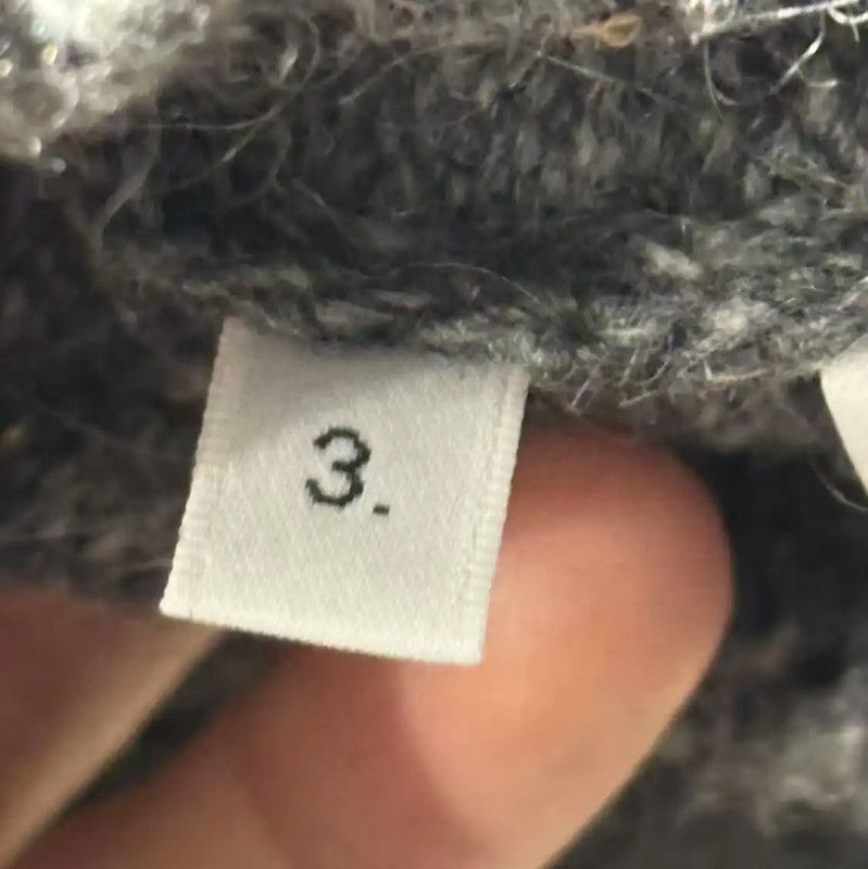 Thom Browne Thom Browne Grey Alpaca Wool Pullover Sweater 0089 Size ONE SIZE - 5 Thumbnail