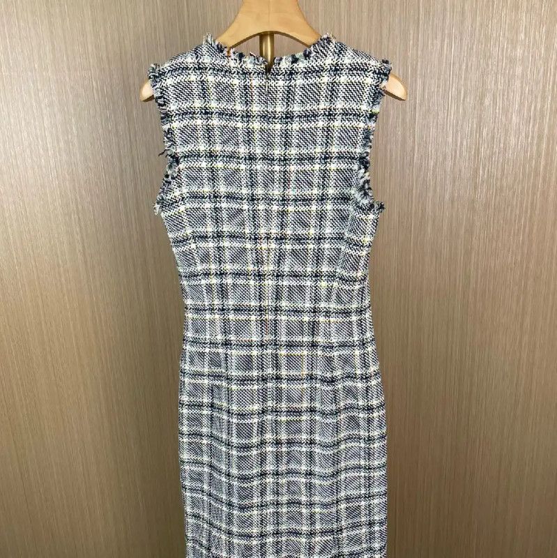 Thom Browne Thom Browne Color-Blocked Cotton Dress for Women 0089 Size M / US 6-8 / IT 42-44 - 2 Thumbnail