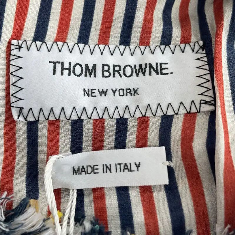 Thom Browne Thom Browne Color-Blocked Cotton Dress for Women 0089 Size M / US 6-8 / IT 42-44 - 3 Thumbnail