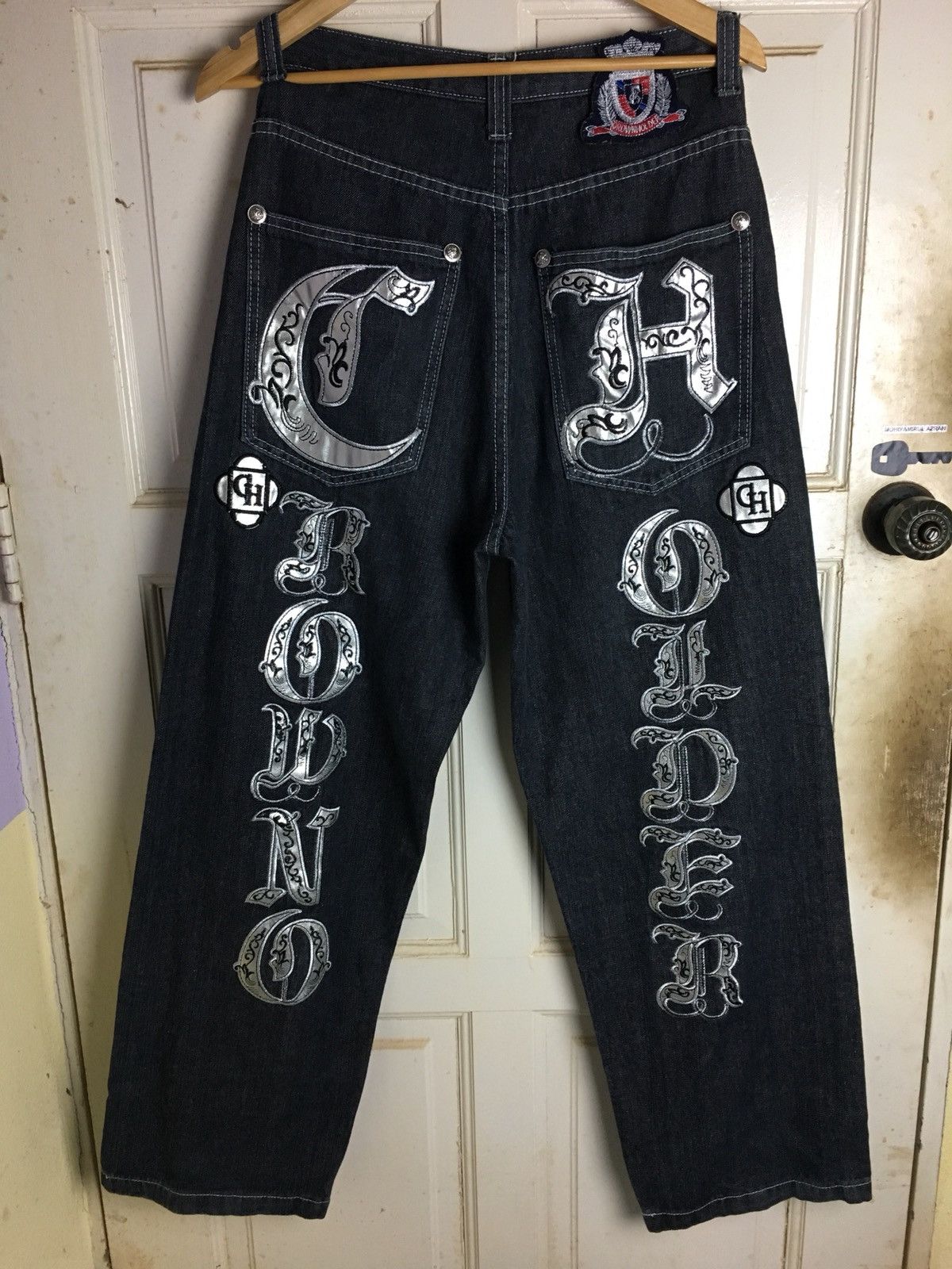 Chrome hearts jeans top , guilty gucci