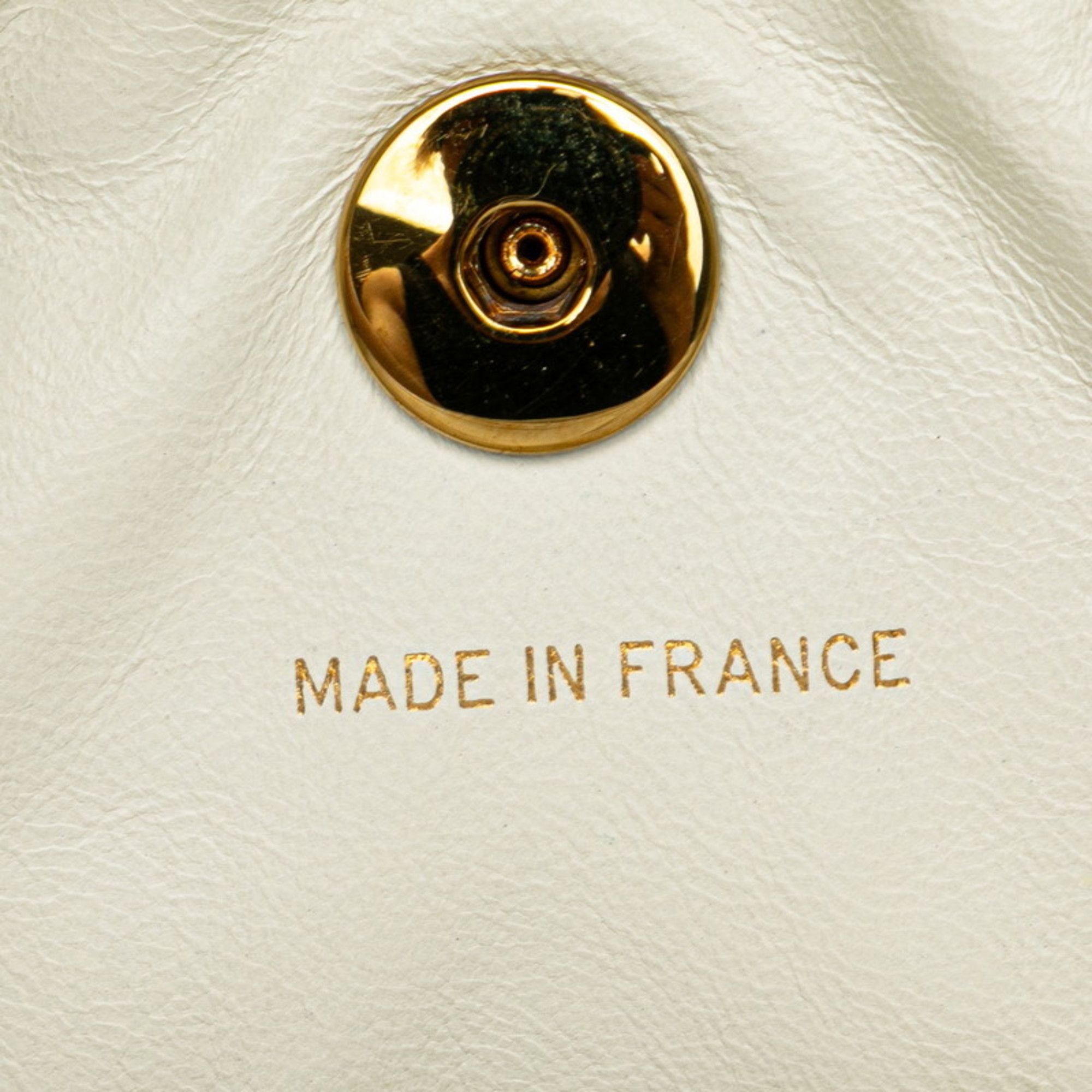 Chanel CHANEL Matelasse Coco Mark Chain Backpack in White Lambskin for Women Size ONE SIZE - 12 Thumbnail