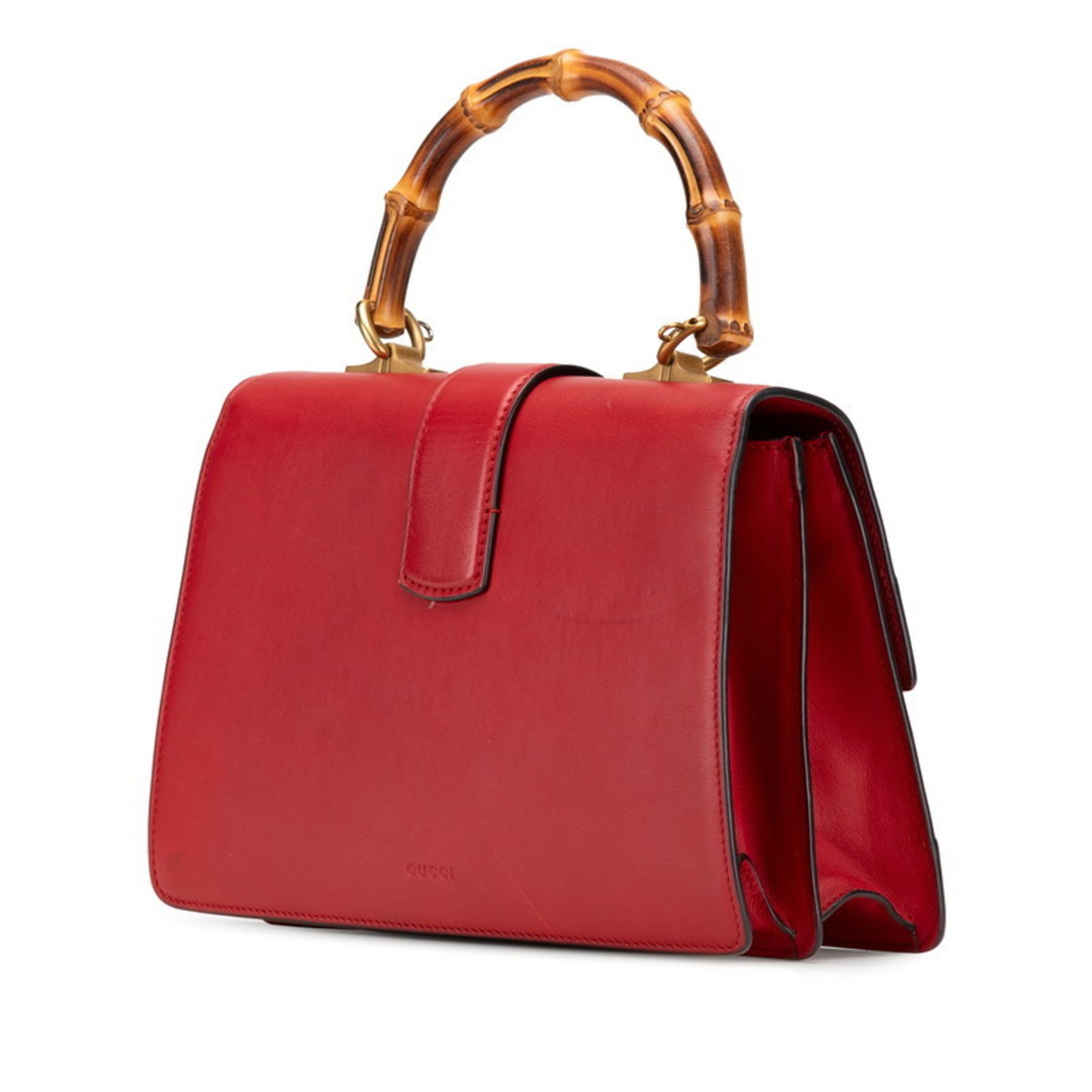 Gucci Gucci Bamboo Dionysus Handbag/Shoulder Bag 2WAY 448075 Red Leather Women's GUCCI Size ONE SIZE - 2 Thumbnail