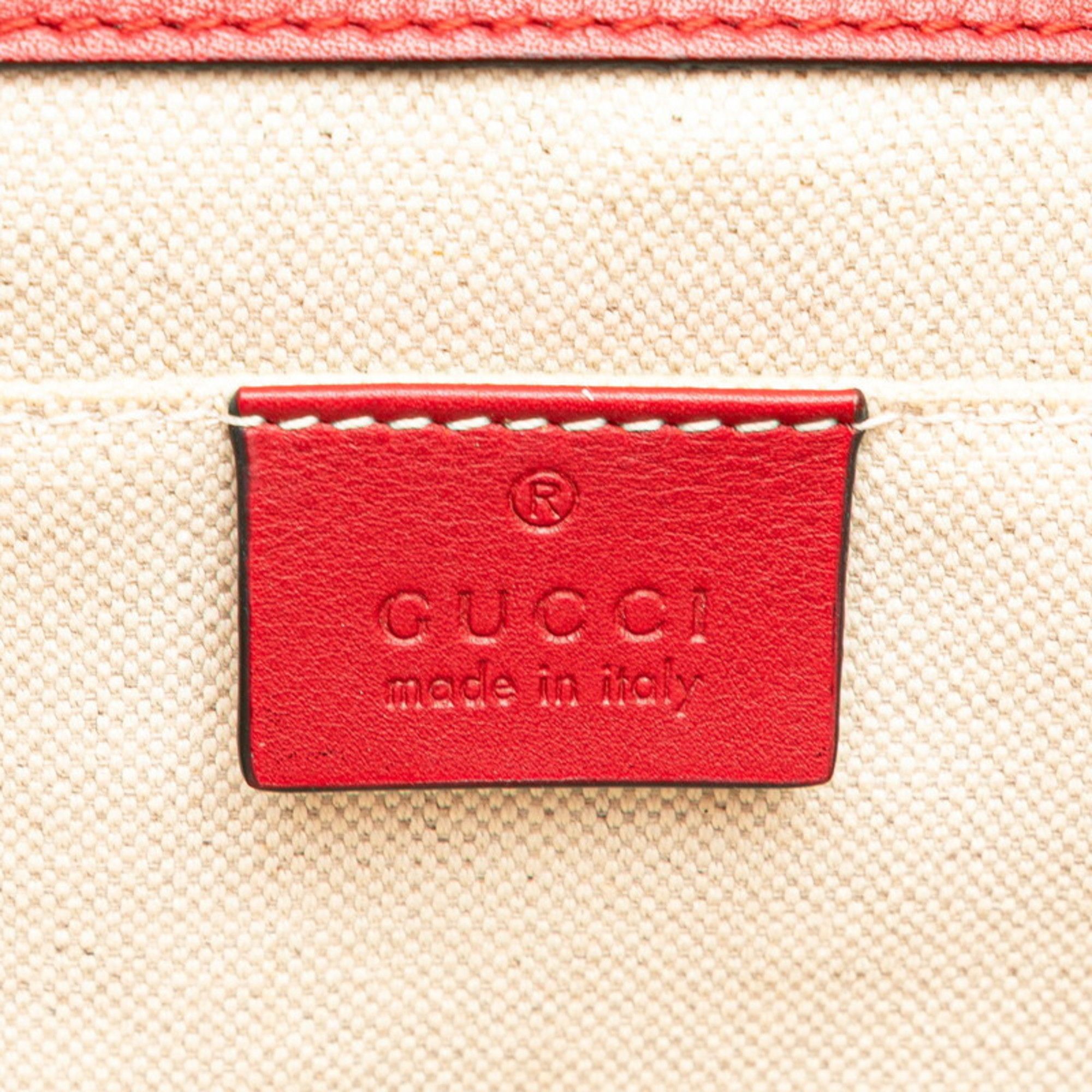Gucci Gucci Bamboo Dionysus Handbag/Shoulder Bag 2WAY 448075 Red Leather Women's GUCCI Size ONE SIZE - 11 Thumbnail