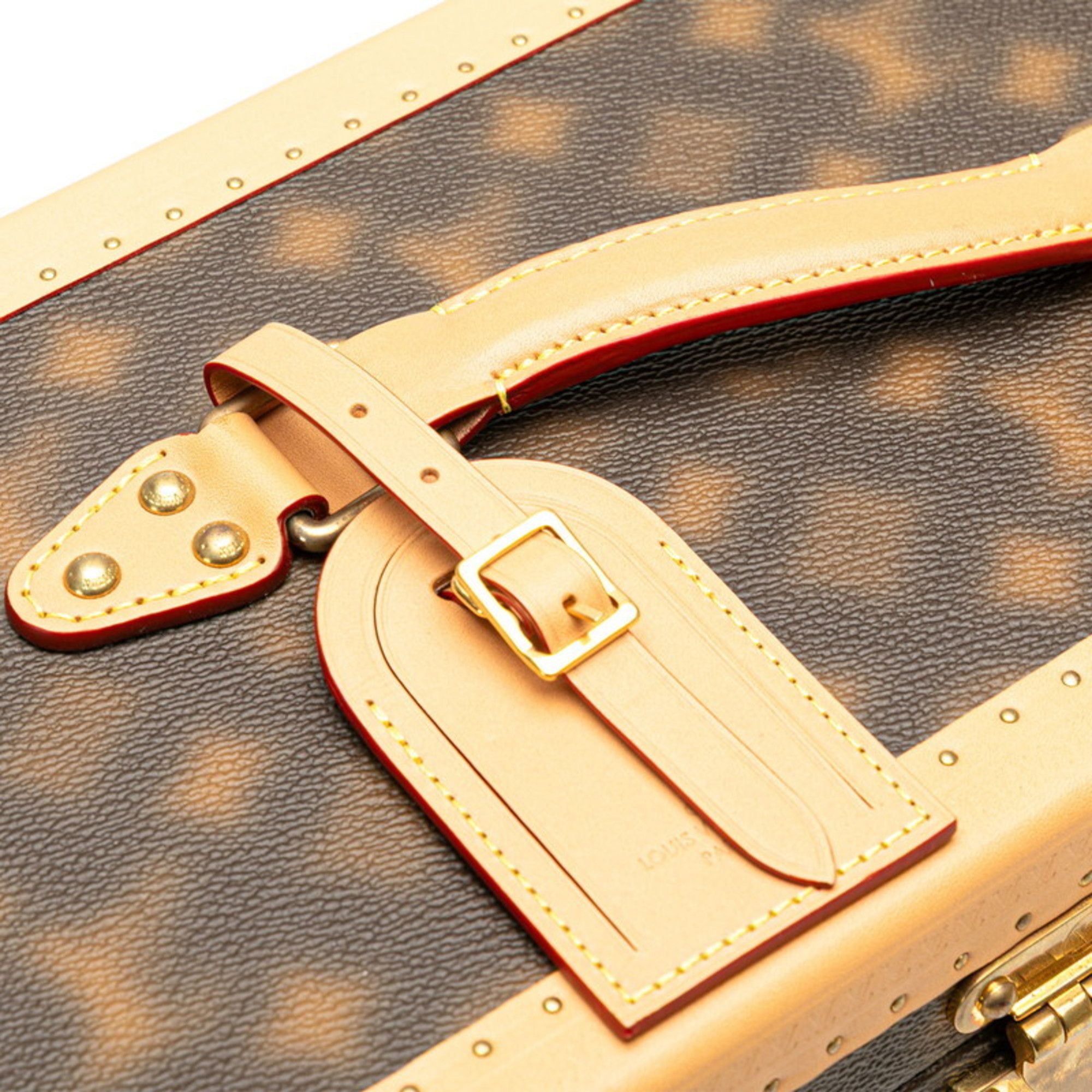 Louis Vuitton Louis Vuitton 2022AW This Is Not Monogram Trunk Coffret Handbag M46132 Brown Leather Women's LOUIS VUITTON Size ONE SIZE - 14 Thumbnail
