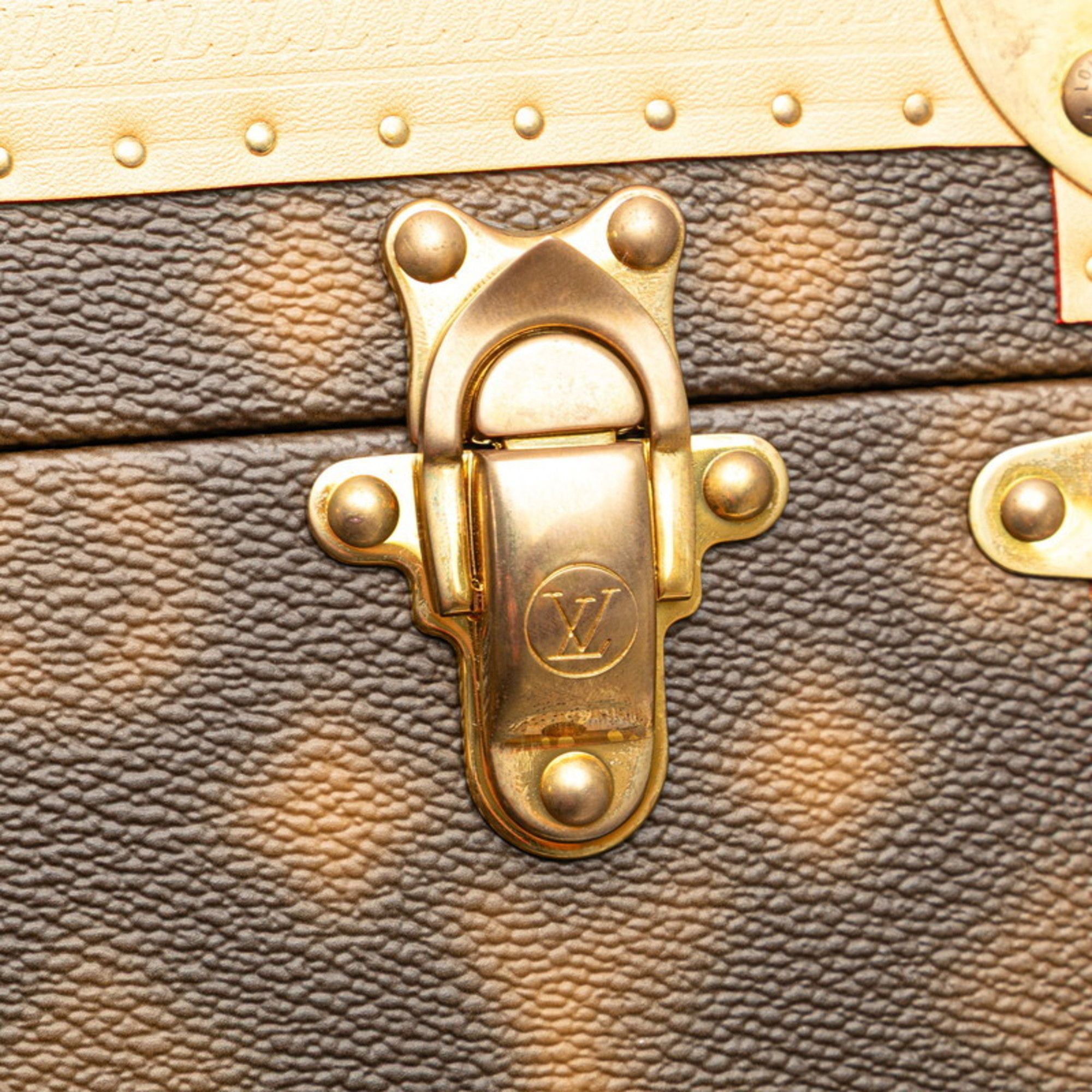 Louis Vuitton Louis Vuitton 2022AW This Is Not Monogram Trunk Coffret Handbag M46132 Brown Leather Women's LOUIS VUITTON Size ONE SIZE - 9 Thumbnail