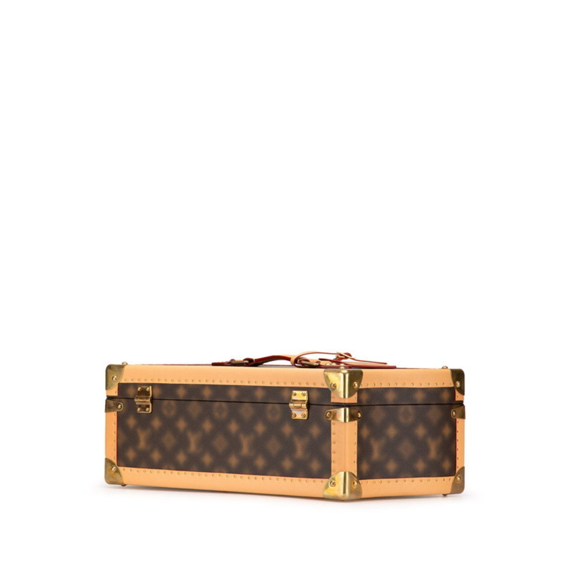 Louis Vuitton Louis Vuitton 2022AW This Is Not Monogram Trunk Coffret Handbag M46132 Brown Leather Women's LOUIS VUITTON Size ONE SIZE - 2 Thumbnail