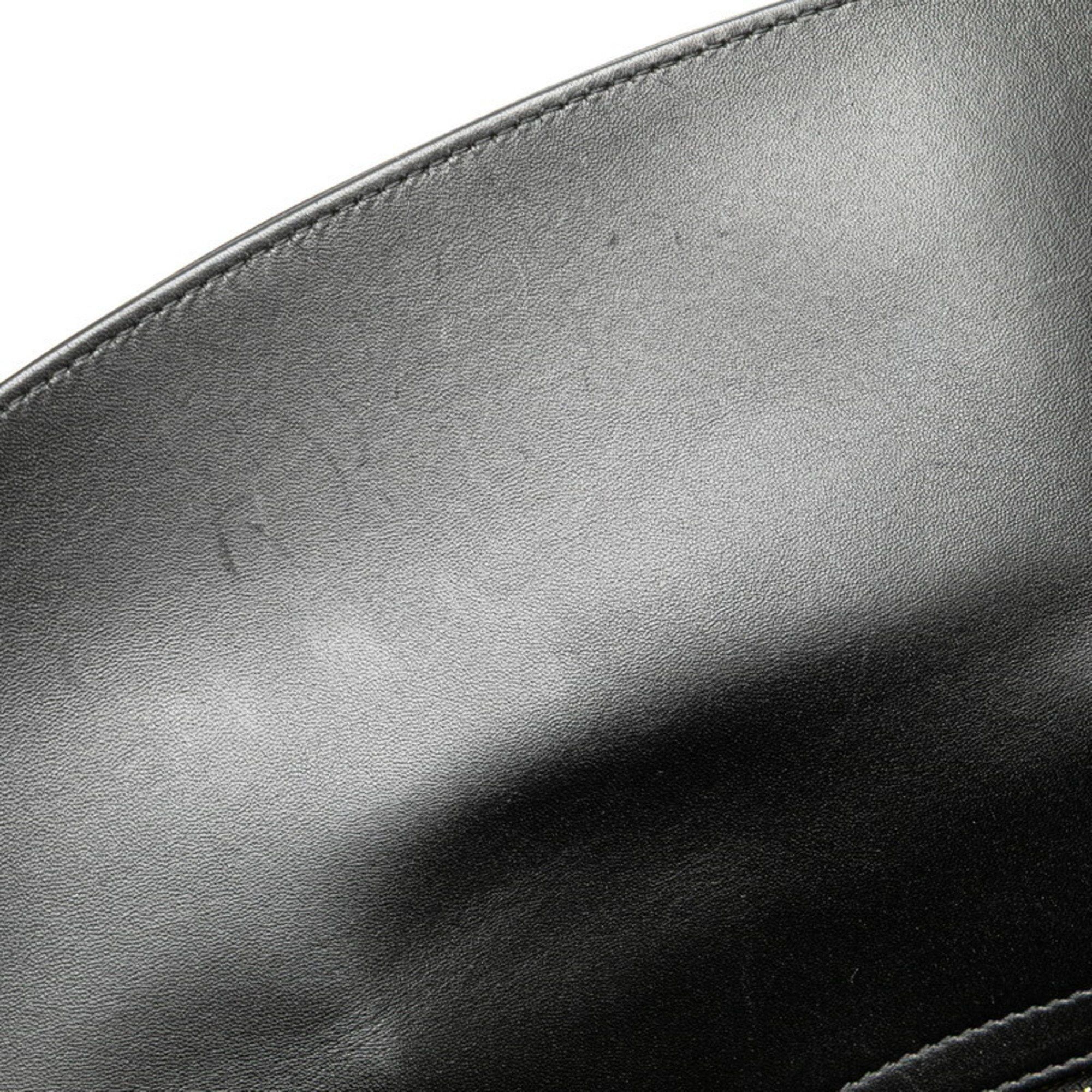Dior Christian Dior Dior Lady Handbag Shoulder Bag 2WAY Black Leather Women's Size ONE SIZE - 5 Thumbnail