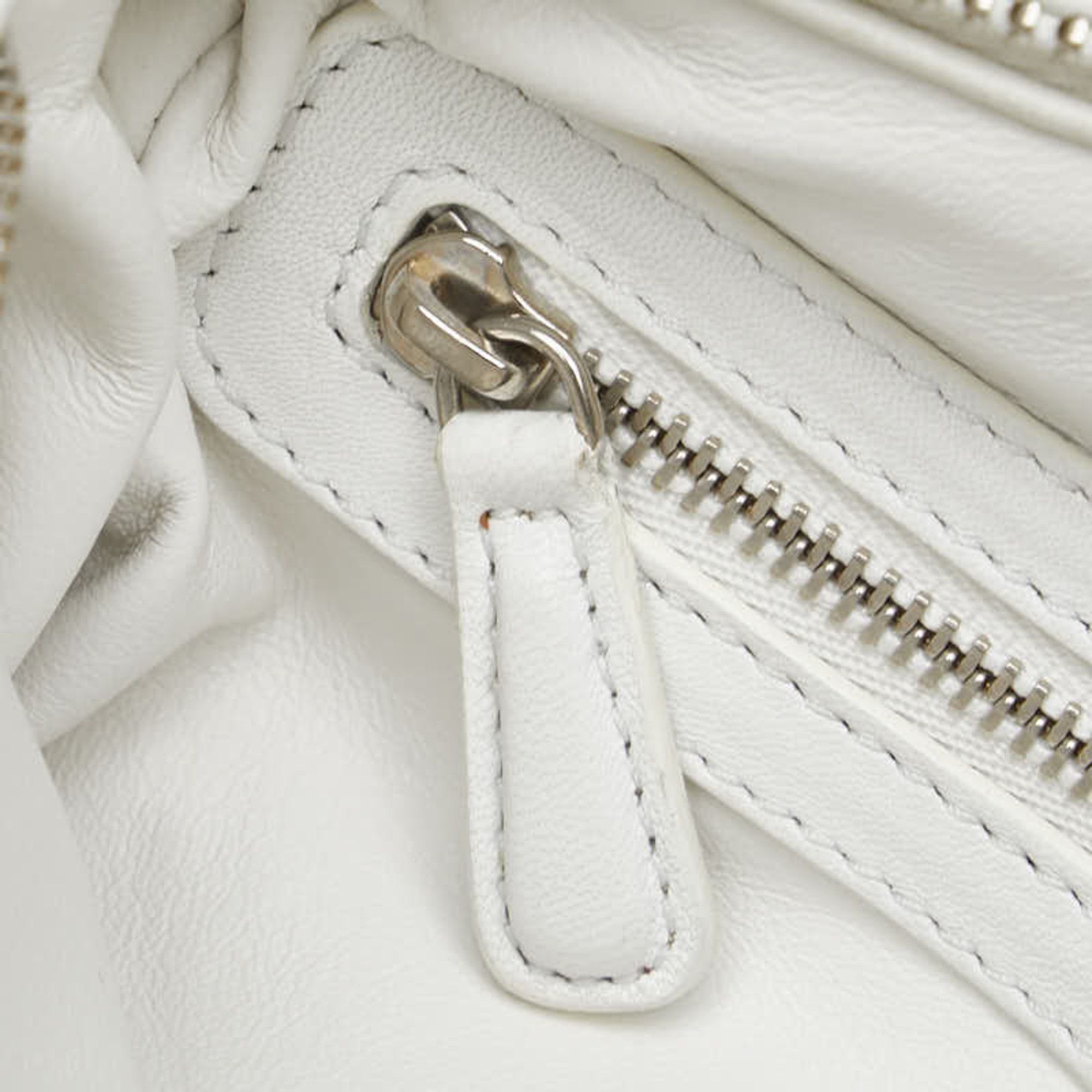 Dior Christian Dior Dior Lady Canage Tweed Handbag in White and Multicolor Canvas Leather for Women Size ONE SIZE - 7 Thumbnail