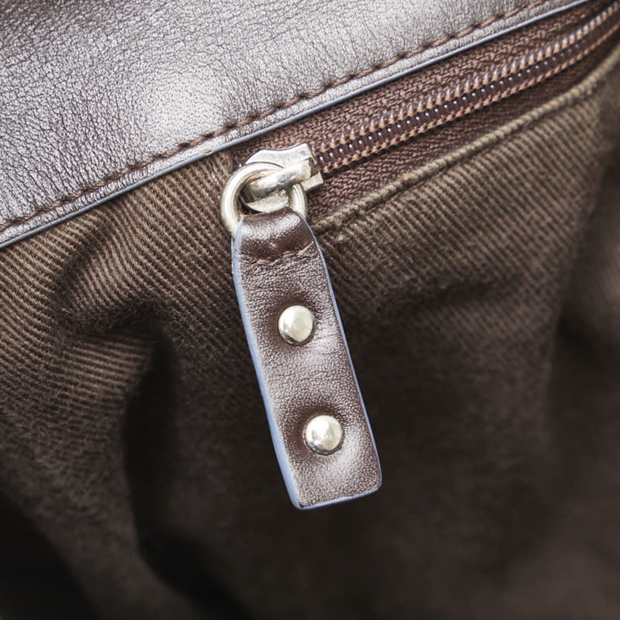 Loewe LOEWE Anagram Crossbody Shoulder Bag/Messenger Bag in Navy and Gray Leather for Women Size ONE SIZE - 15 Thumbnail