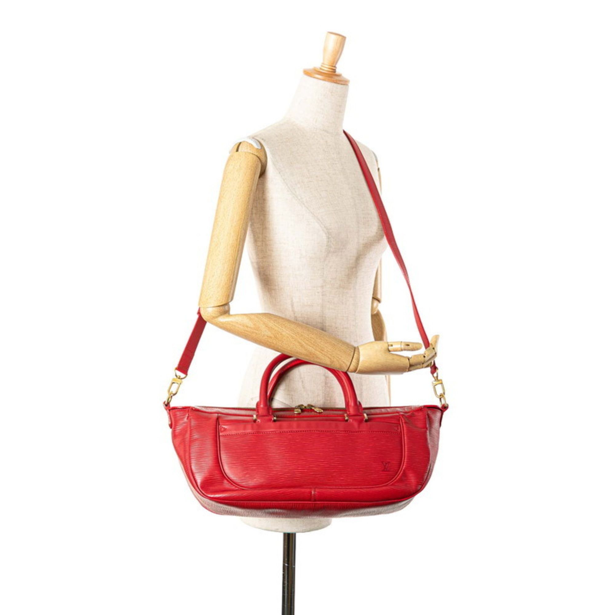 Louis Vuitton Louis Vuitton Epi Danura MM Handbag/Shoulder Bag, 2-Way, Rouge Red Leather, Women's, LOUIS VUITTON Size ONE SIZE - 10 Thumbnail