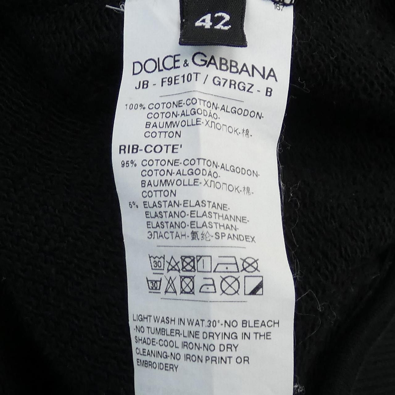 Dolce & Gabbana Dolce & Gabbana Dolce&Gabbana F9E10T/G7RGZ Hoodie Cotton Sweatshirts & Hoodies F9E10T/G7RGZ DUTY FREE for USA Size ONE SIZE - 3 Thumbnail