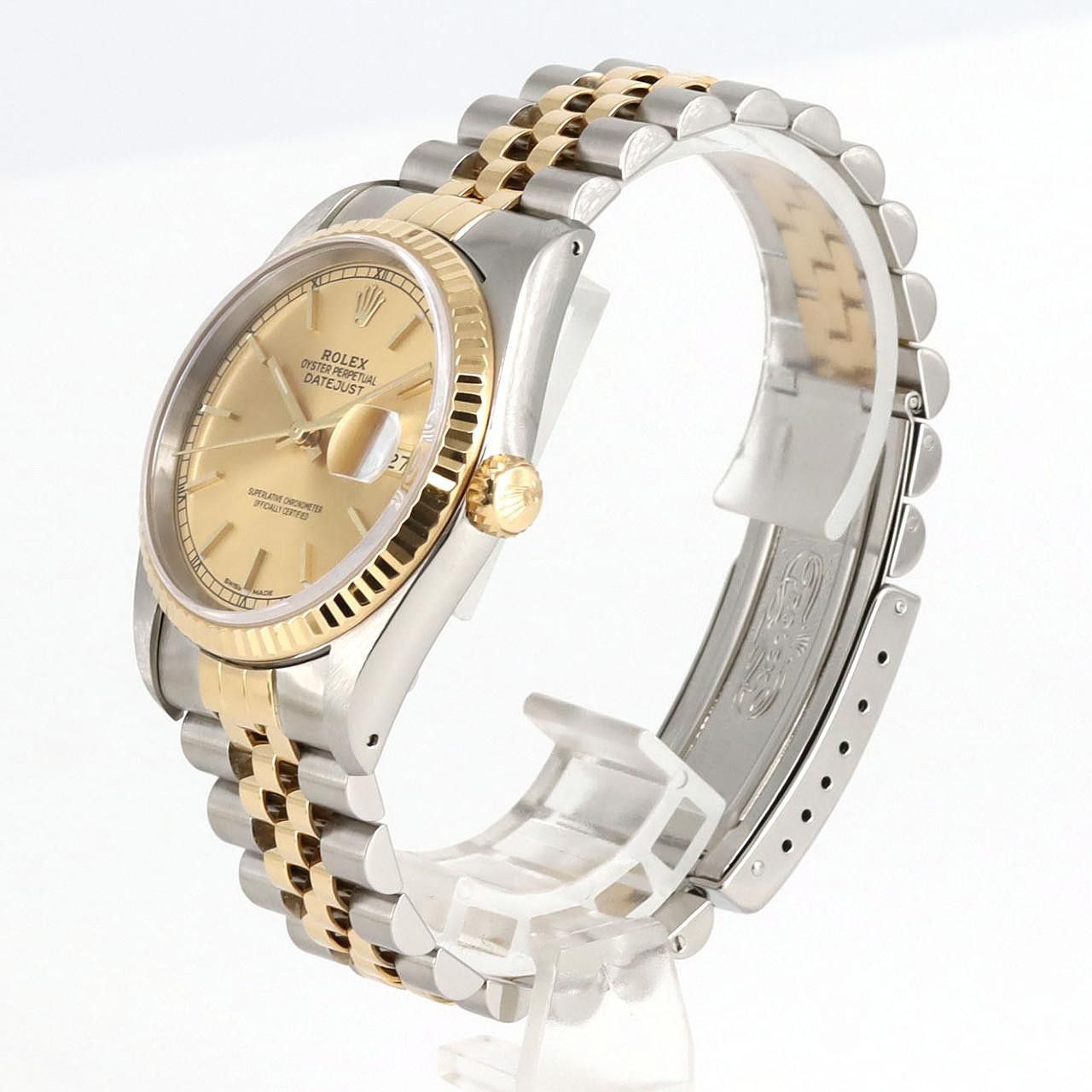 Rolex Rolex Rolex Datejust Stainless Steel x Yellow Gold Automatic Metal Automatic 16233 DUTY FREE for USA Size ONE SIZE - 2 Thumbnail