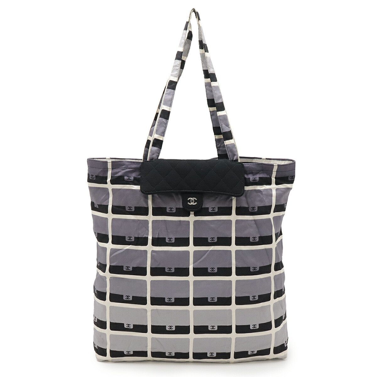 Chanel Chanel Chanel Matelassé 2way Bag Cotton Jersey Nylon Leather Tote Bag Cotton Shoulder Bag AP2095 DUTY FREE for USA Size ONE SIZE - 4 Thumbnail