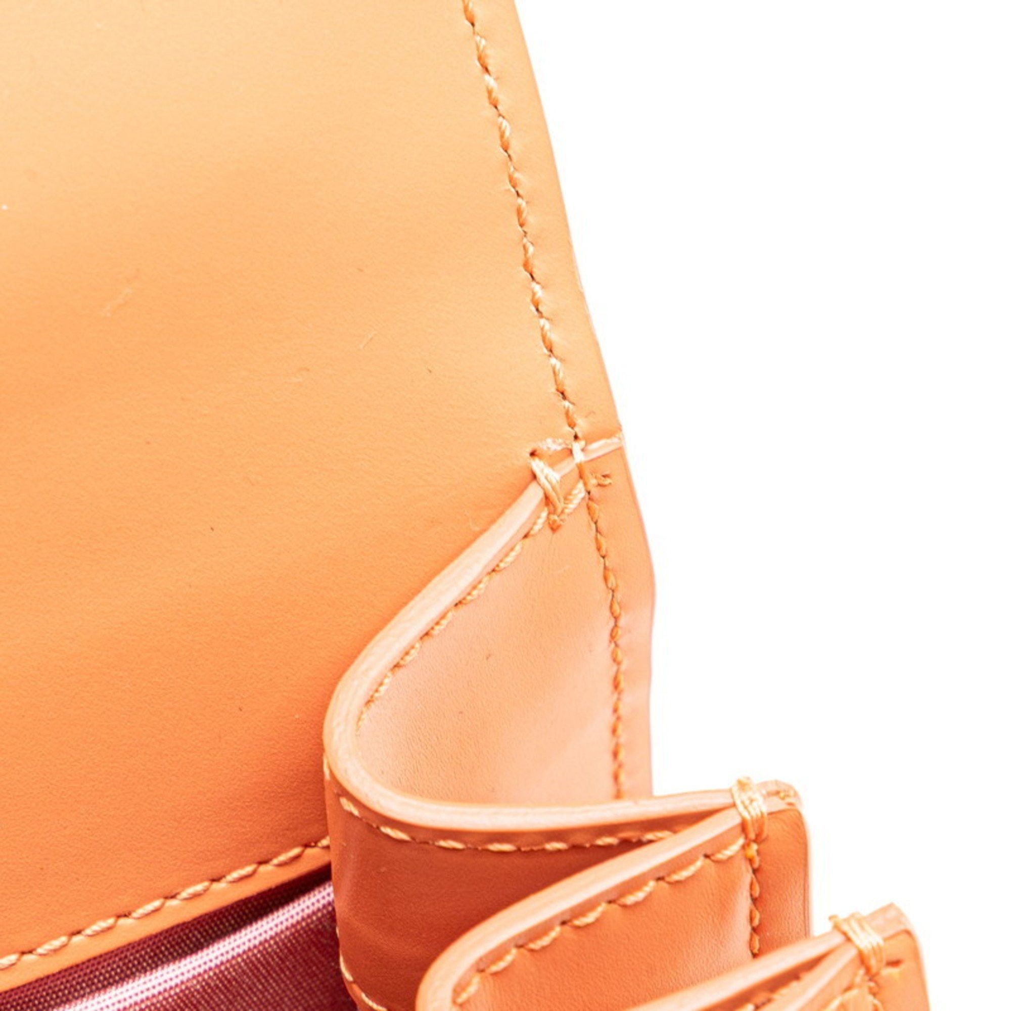 Bvlgari BVLGARI Serpenti Forever Handbag/Shoulder Bag, 2-Way, Orange Leather, Women's Size ONE SIZE - 4 Thumbnail