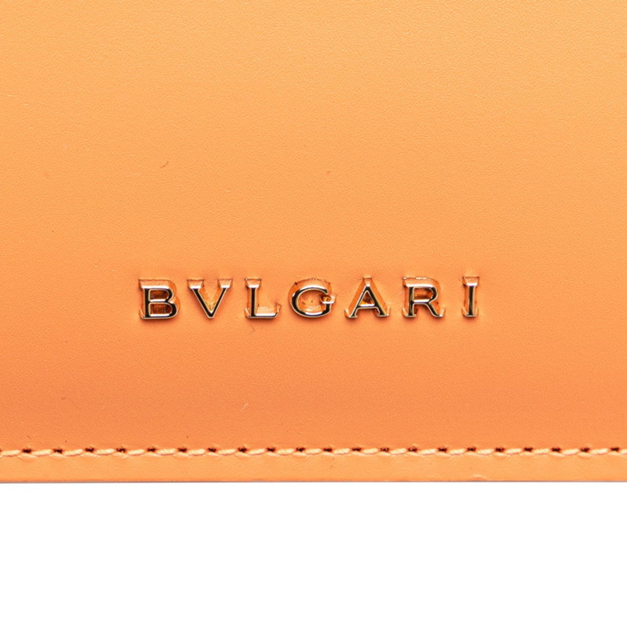 Bvlgari BVLGARI Serpenti Forever Handbag/Shoulder Bag, 2-Way, Orange Leather, Women's Size ONE SIZE - 10 Thumbnail