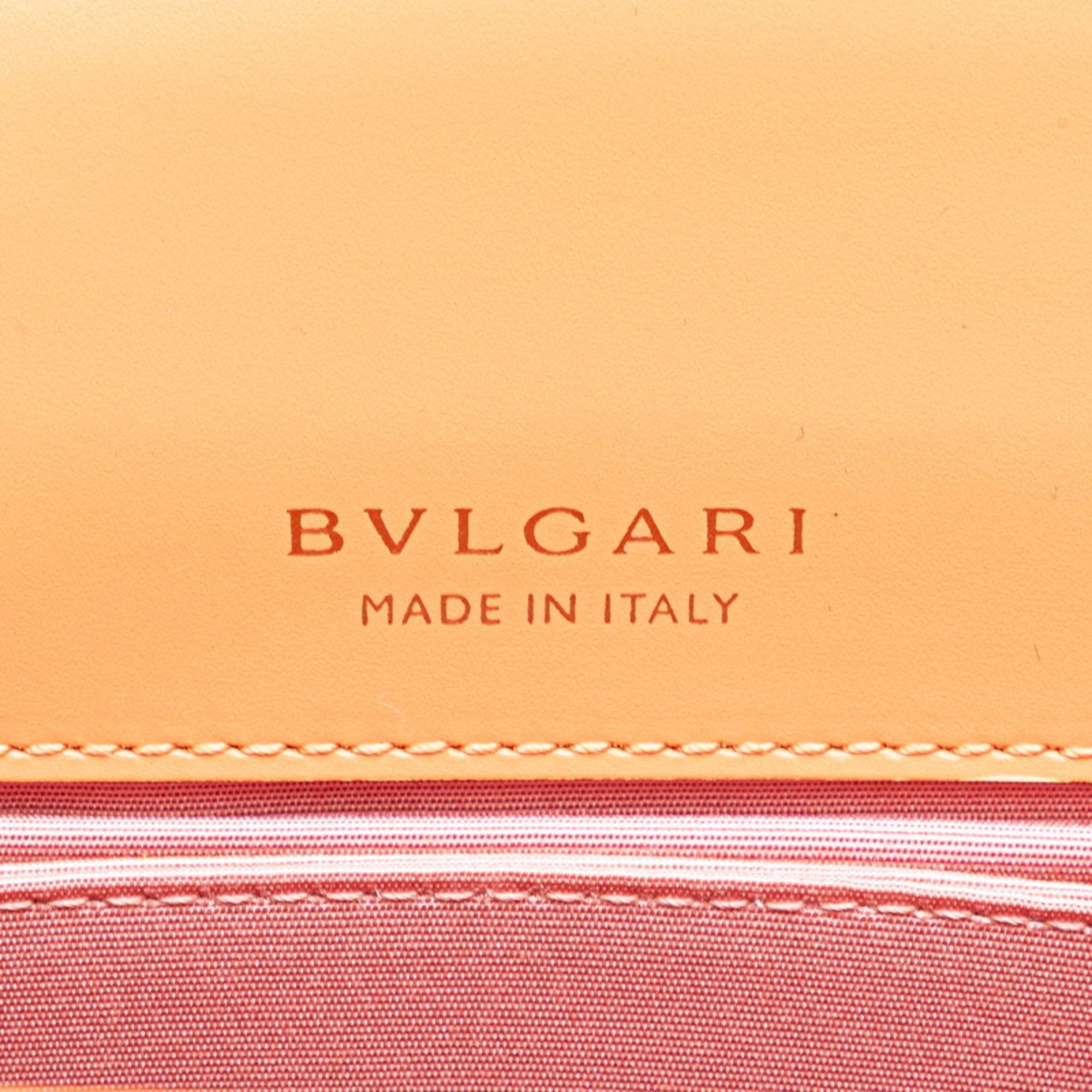 Bvlgari BVLGARI Serpenti Forever Handbag/Shoulder Bag, 2-Way, Orange Leather, Women's Size ONE SIZE - 11 Thumbnail