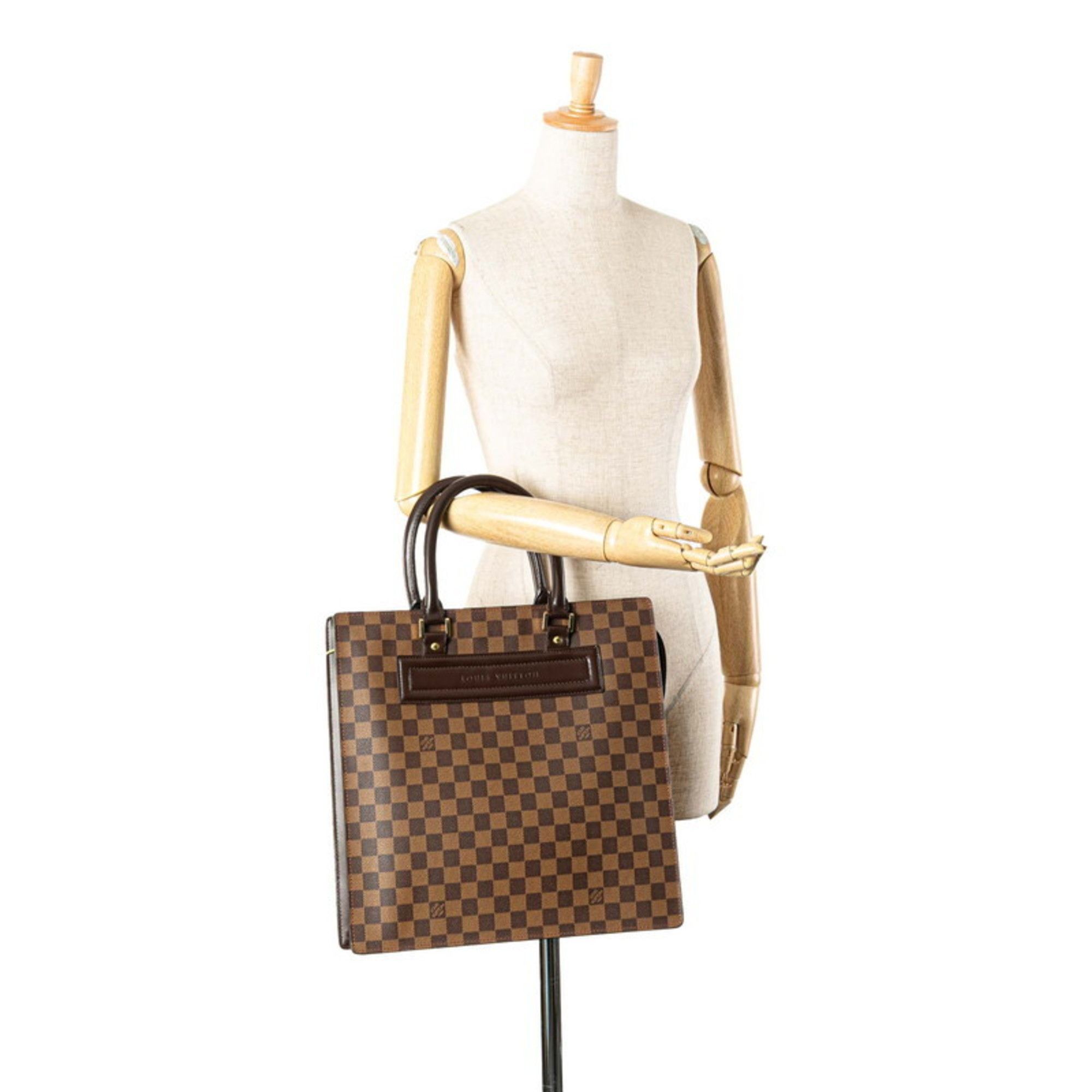 Louis Vuitton Louis Vuitton Damier Venice GM Handbag Tote Bag N51146 Brown Leather Women's LOUIS VUITTON Size ONE SIZE - 15 Thumbnail
