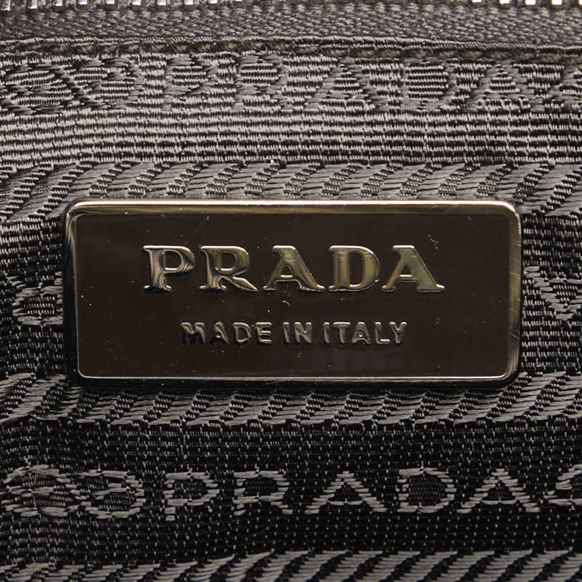 Prada Prada Triangle Logo Plate Handbag/Shoulder Bag, 2-Way, BN1066, Khaki, Brown, Nylon, Leather, Women's, PRADA Size ONE SIZE - 12 Thumbnail