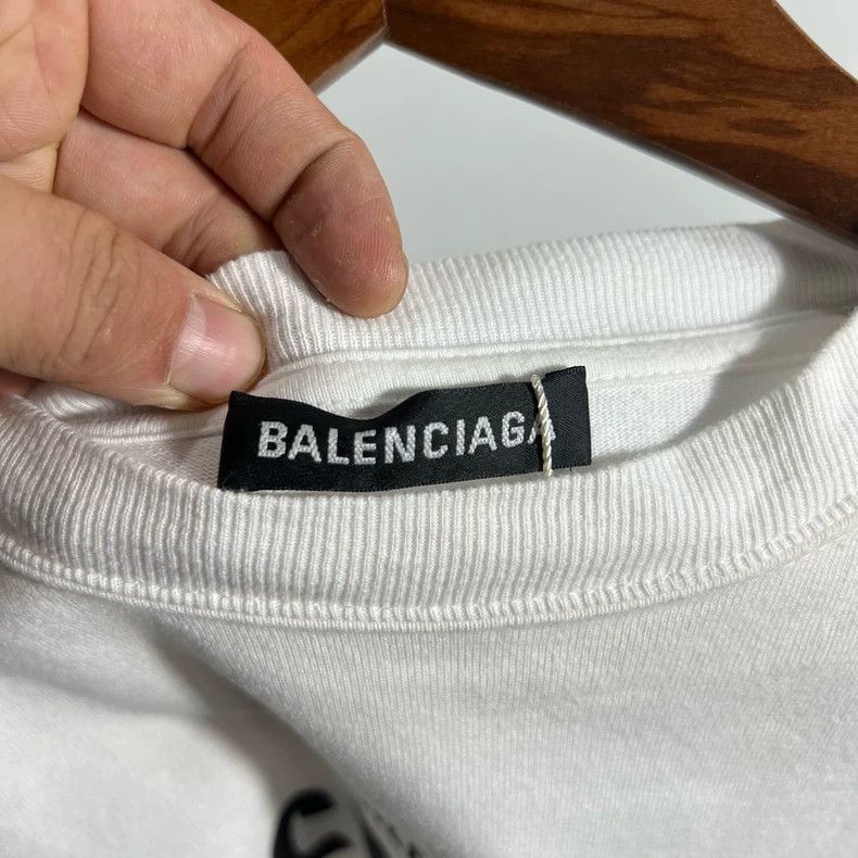 Balenciaga Balenciaga Crew Short Sleeve T-shirt - dmc Size US XS / EU 42 / 0 - 3 Thumbnail