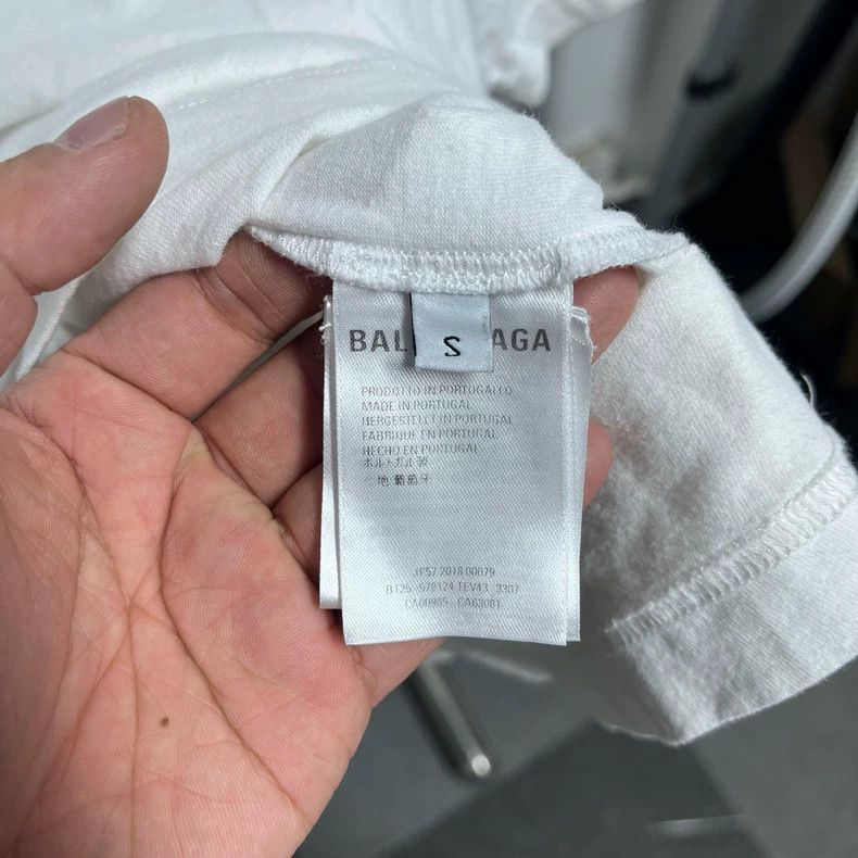 Balenciaga Balenciaga Back Logo Short Sleeve Tee - dmc Size US S / EU 44-46 / 1 - 4 Thumbnail