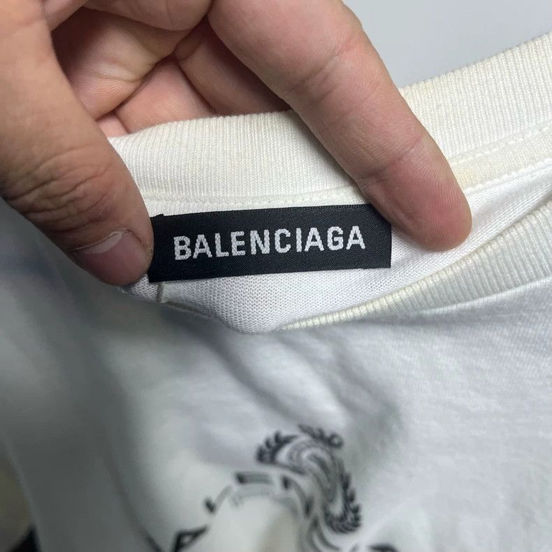 Balenciaga Balenciaga Wheat Ear Short Sleeve - dmc Size US S / EU 44-46 / 1 - 3 Thumbnail