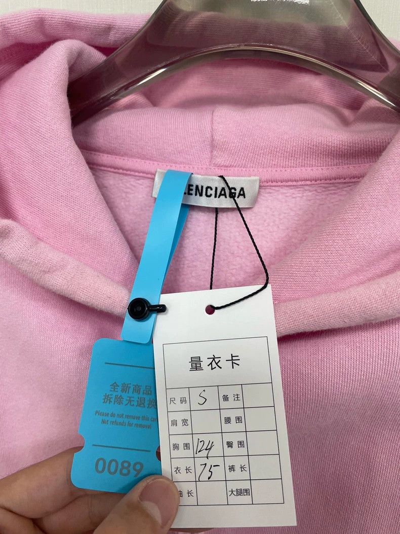Balenciaga Balenciaga front and back logo hoodie S size - dmc Size US S / EU 44-46 / 1 - 3 Thumbnail