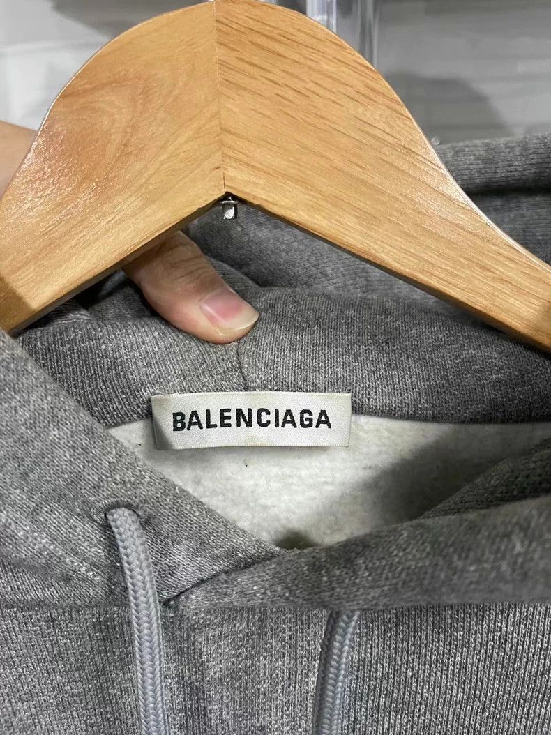 Balenciaga Wheat Ear Hoodie Gray - dmc