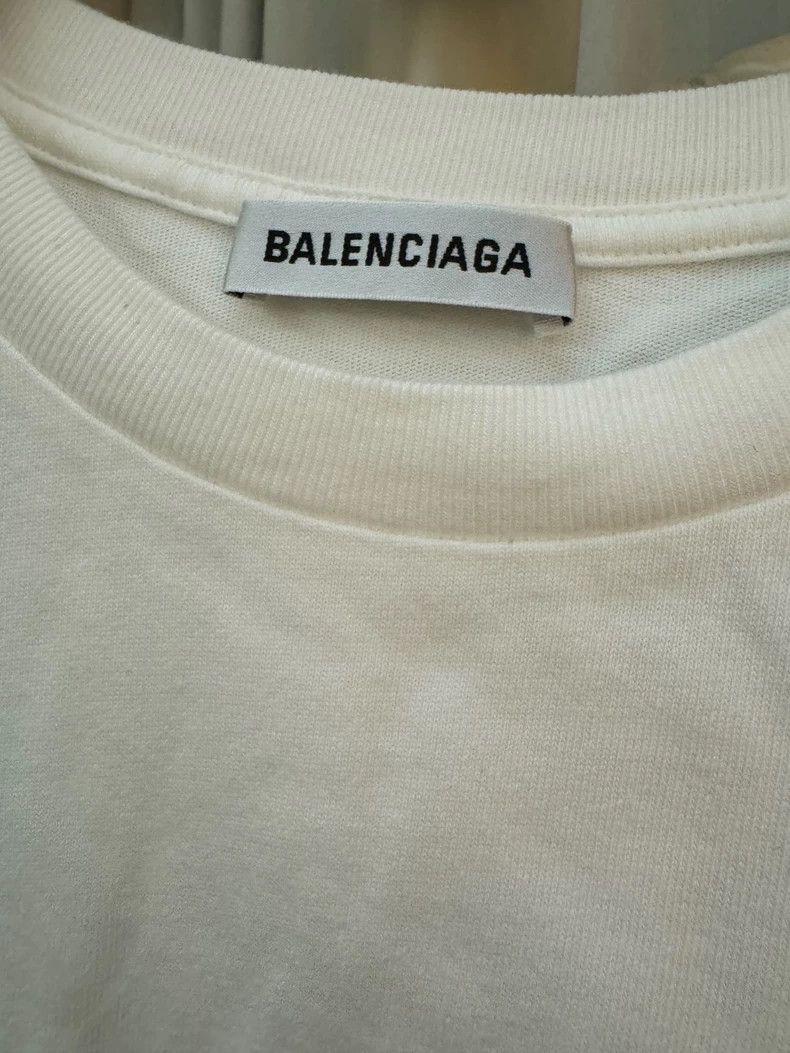 Balenciaga Balenciaga Wheat Ear Crown Lock Clasp Letter Print Short Sleeve T-shirt - dmc Size US S / EU 44-46 / 1 - 4 Thumbnail