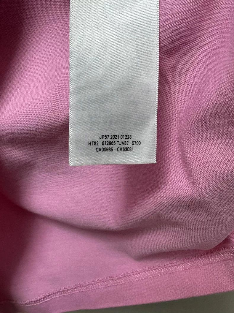 Balenciaga Balenciaga Pink Embroidered Logo Tee - dmc Size US S / EU 44-46 / 1 - 5 Thumbnail