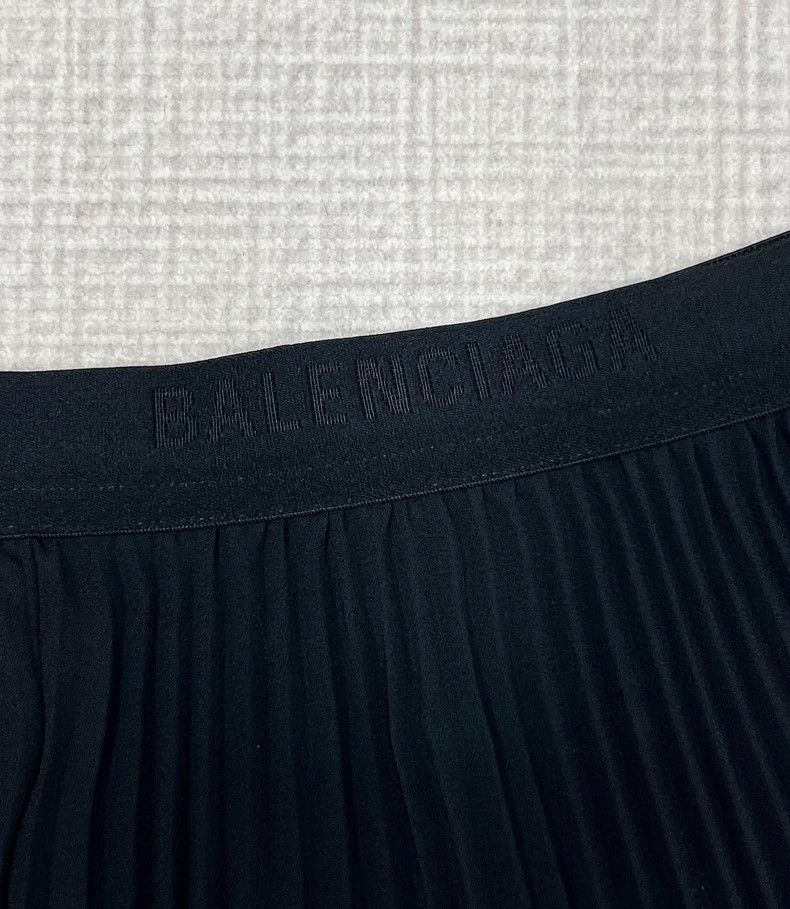 Balenciaga Balenciaga Pleated Midi Skirt - dmc Size US 31 - 4 Thumbnail