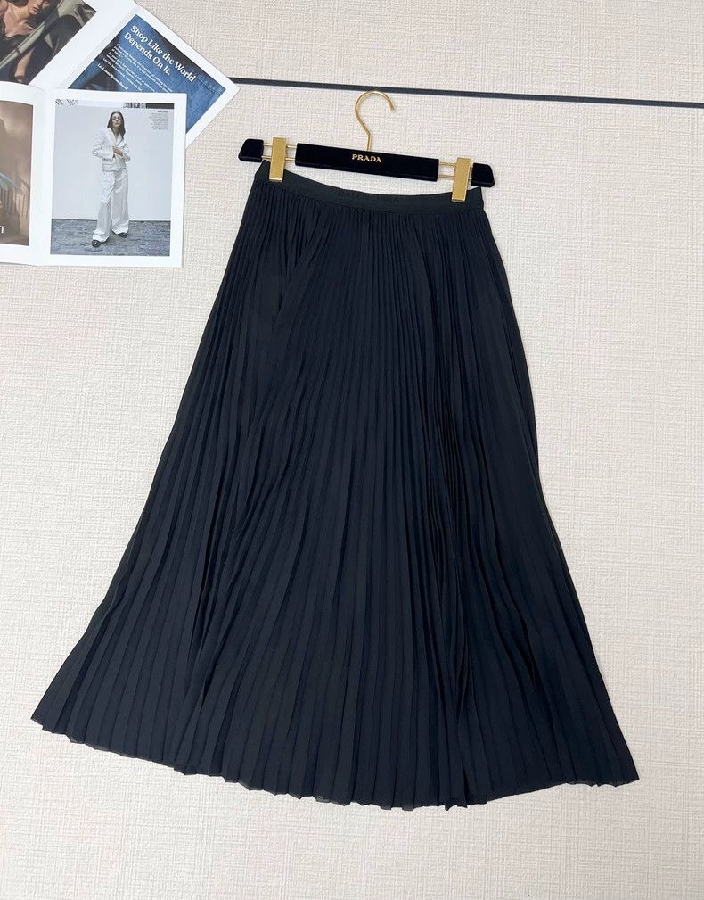 Balenciaga Balenciaga Pleated Midi Skirt - dmc Size US 31 - 2 Thumbnail