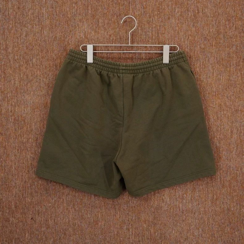 Balenciaga Balenciaga Green Embroidered Coke Shorts - dmc Size US 29 - 2 Thumbnail