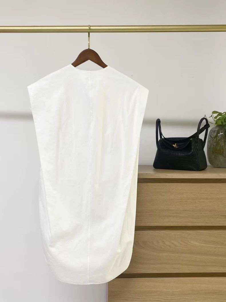 Balenciaga Balenciaga Long White Vest - dmc Size US S / EU 44-46 / 1 - 2 Thumbnail
