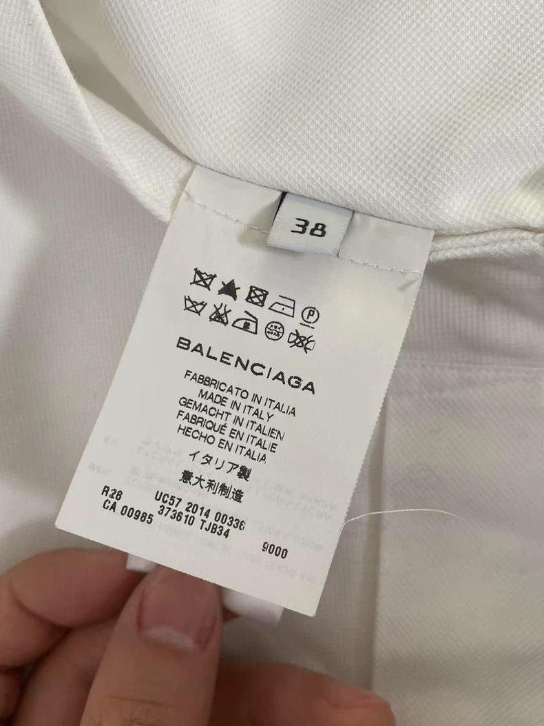 Balenciaga Balenciaga Long White Vest - dmc Size US S / EU 44-46 / 1 - 6 Thumbnail