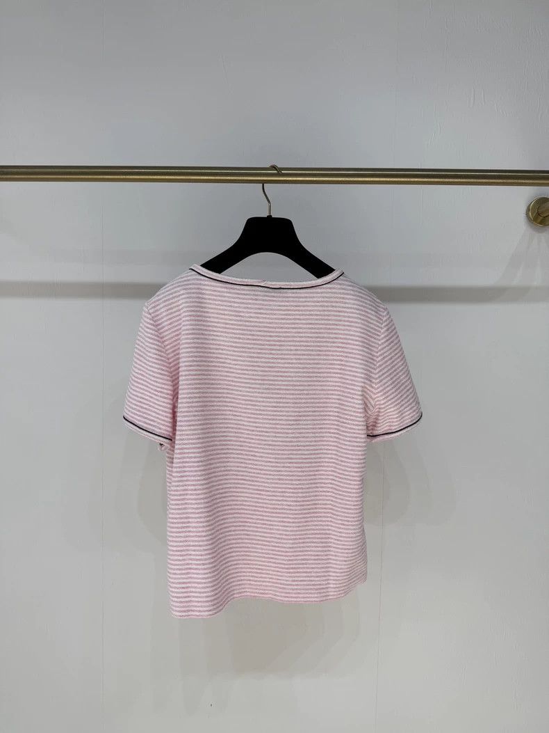 Chanel Chanel Cruise Striped Short Sleeve T-shirt - dmc Size US S / EU 44-46 / 1 - 5 Thumbnail