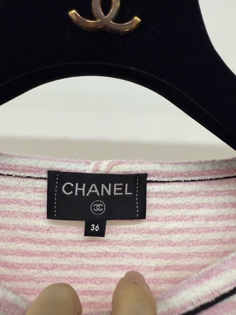 Chanel Chanel Cruise Striped Short Sleeve T-shirt - dmc Size US S / EU 44-46 / 1 - 3 Thumbnail