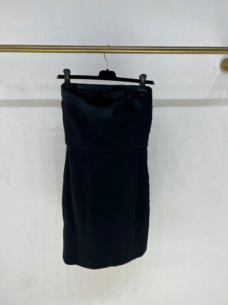 Chanel Chanel 20A Strapless Black Dress - dmc Size US S / EU 44-46 / 1 - 3 Thumbnail