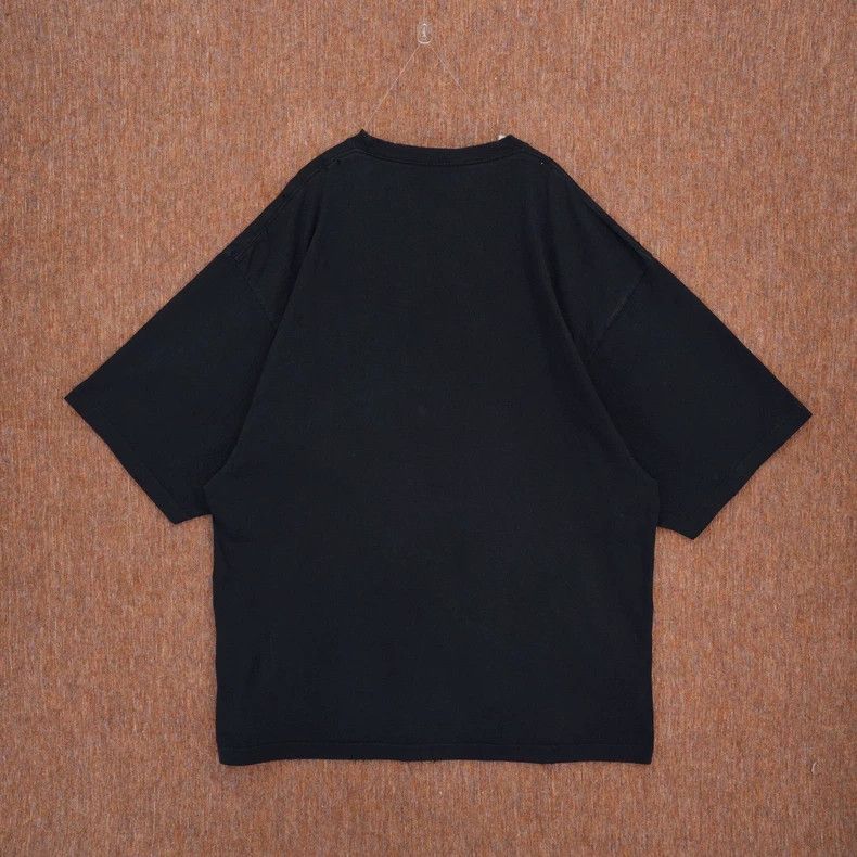 Balenciaga Balenciaga FREE Distressed Black Tee - dmc Size US M / EU 48-50 / 2 - 2 Thumbnail
