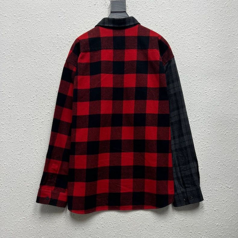 Balenciaga Balenciaga Check Flannel Long Sleeve Shirt - dmc Size US XS / EU 42 / 0 - 2 Thumbnail