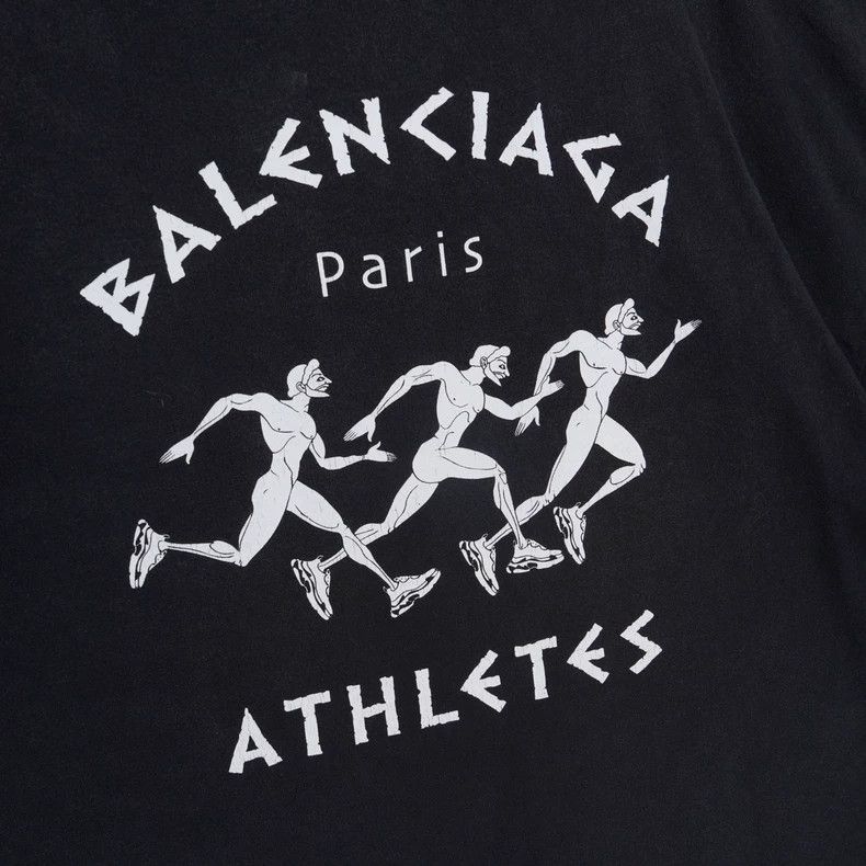 Balenciaga Balenciaga Marathon Distressed Tee - dmc Size US L / EU 52-54 / 3 - 3 Thumbnail