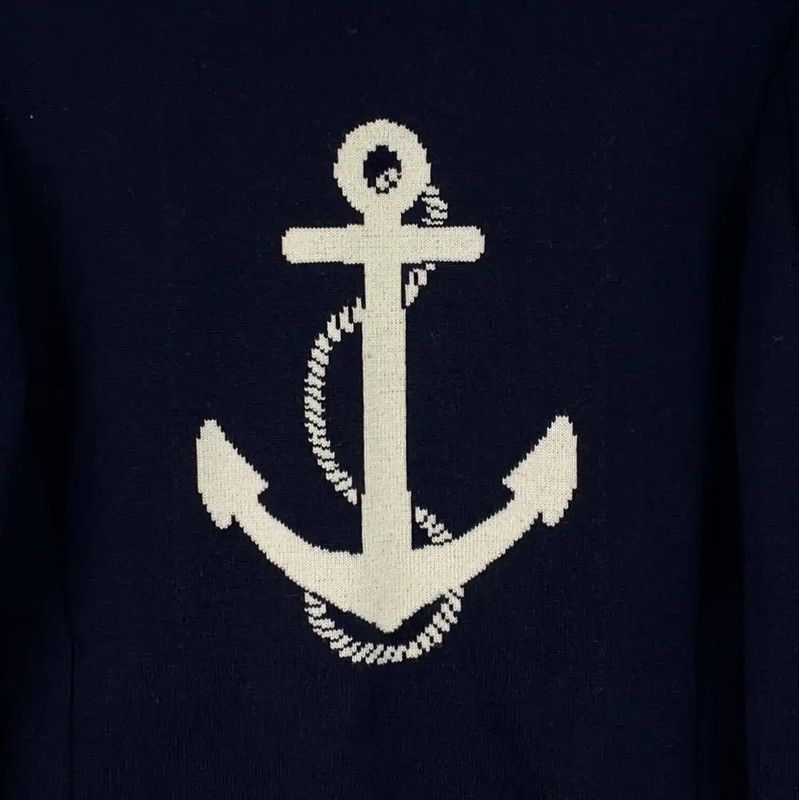 Thom Browne Thom Browne Navy Blue Wool Women's Jacket 0089 Size S / US 4 / IT 40 - 5 Thumbnail