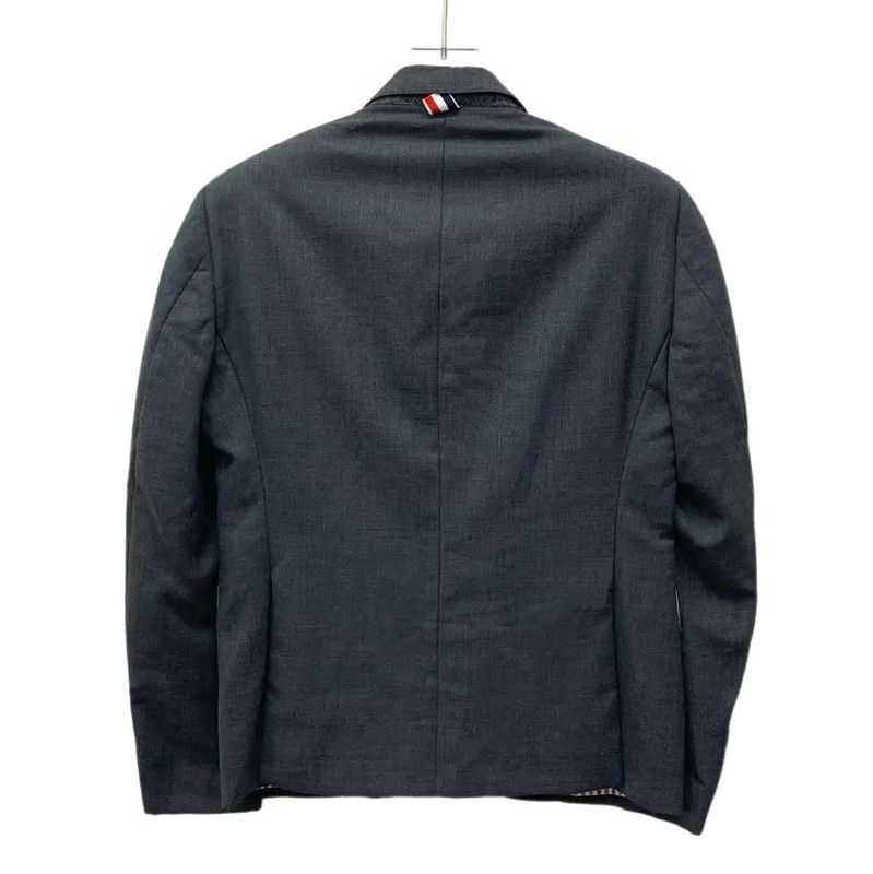 Thom Browne Thom Browne Gray Wool Women's Jacket 0089 Size S / US 4 / IT 40 - 2 Thumbnail