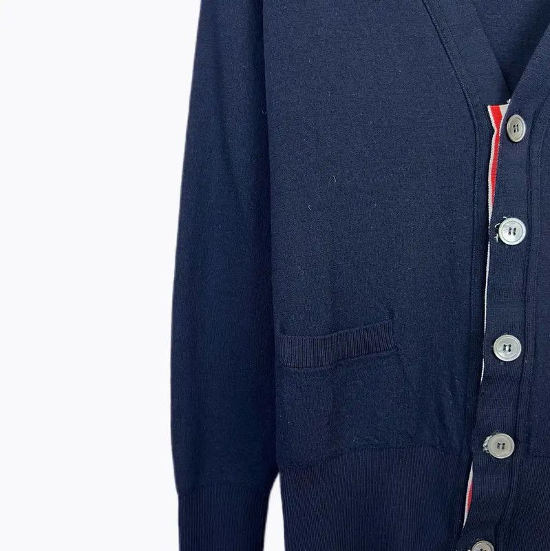 Thom Browne Thom Browne Black Long Sleeve Cotton Pullover 0089 Size S / US 4 / IT 40 - 4 Thumbnail
