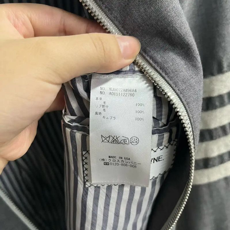 Thom Browne Thom Browne Gray Cotton Women's Jacket 0089 Size S / US 4 / IT 40 - 4 Thumbnail