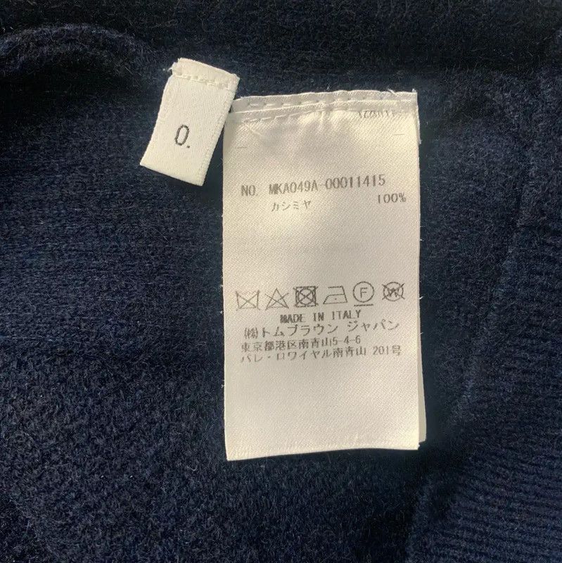 Thom Browne Thom Browne Women's Navy Wool Pullover Sweater 0089 Size XS / US 0-2 / IT 36-38 - 7 Thumbnail