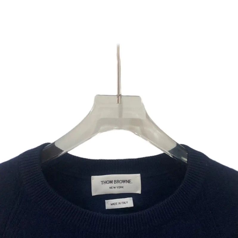Thom Browne Thom Browne Women's Navy Wool Pullover Sweater 0089 Size XS / US 0-2 / IT 36-38 - 3 Thumbnail