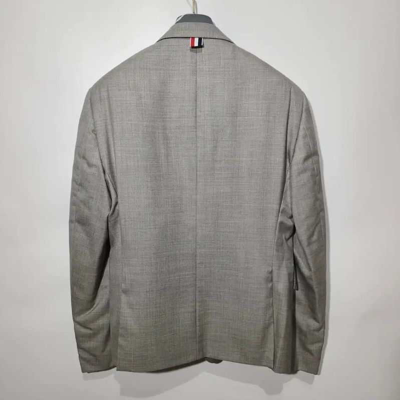 Thom Browne Thom Browne Gray Polyester Women's Jacket 0089 Size XL / US 12-14 / IT 48-50 - 2 Thumbnail