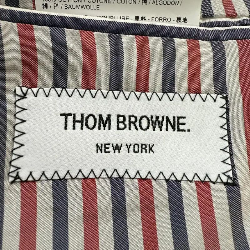 Thom Browne Thom Browne Light Blue Cotton Cardigan for Women 0089 Size L / US 10 / IT 46 - 7 Thumbnail