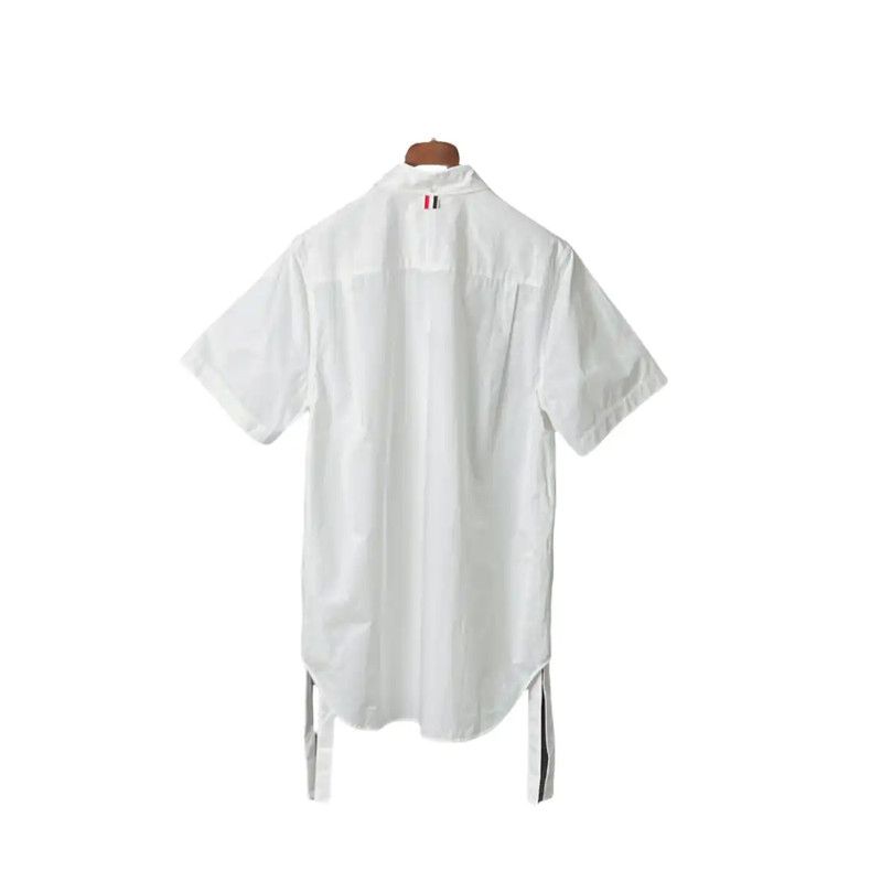 Thom Browne White Short Sleeve Shirt 0089